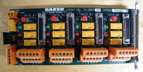 BakerMotion IM1401 PMAC/Yaskawa Interface for 4 servo drives CNC NEW