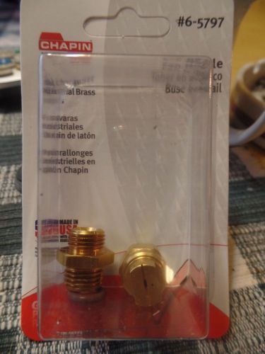 Chapin 6-5797 industrial brass fan nozzle  new  lot of 6 for sale
