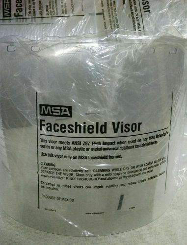 Msa faceshield visor 472299 for sale