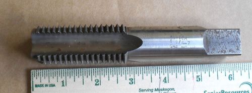 USED ? WINTER BROTHERS TWIST DRILL PIPE TAP 1-1/4&#034;-7 GH4 NC HS 4 FLUTE