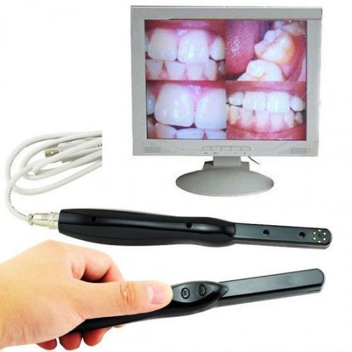 New Dental HD USB 2.0 Intra Oral Camera 6Mega Pixels 6-LED Clear Image Software