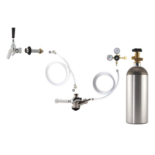 Perlick draft beer kegerator-fridge conversion kit- all stainless steel w/ 650ss for sale