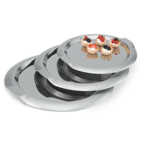 Vollrath 82097 Medium Round S/S 14&#034; Serving Tray