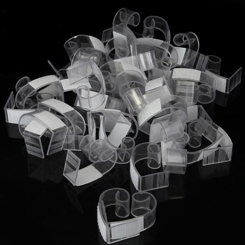 50pcs Plastic Velcro Table Skirt Skirting Clips 4-6cm Wedding Party