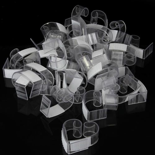 50pcs Plastic Velcro Table Skirt Skirting Clips 4-6cm Wedding Party