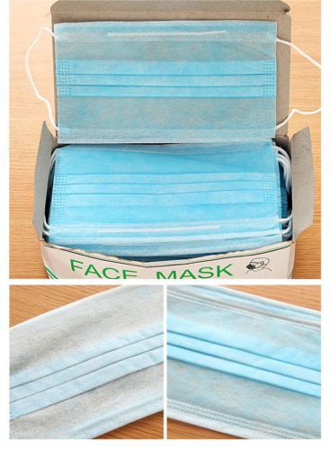 50pcs set women men daily disposable anti dust protection medical face mask summ for sale