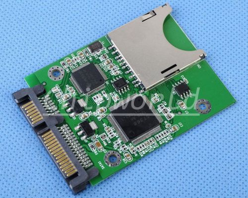 1pc SD SDHC Secure Digital MMC to SATA Converter Adapter Work for Winodws Mac OS