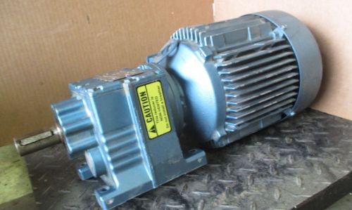 Sew eurodrive motor dft90l4  w/  gearbox reducer type r27a for sale