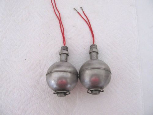 2 Stainless steel 2 inch Ball floats Can be Either Open or Closed switches