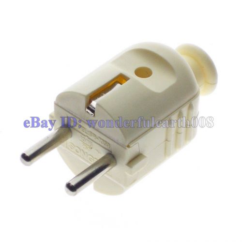 Schuko Germany 4.8mm Pin Type F Rewireable Power Plug 250V 16 Amp