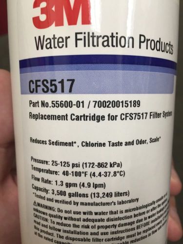 Nib 3m water filtration replacement filter for sale
