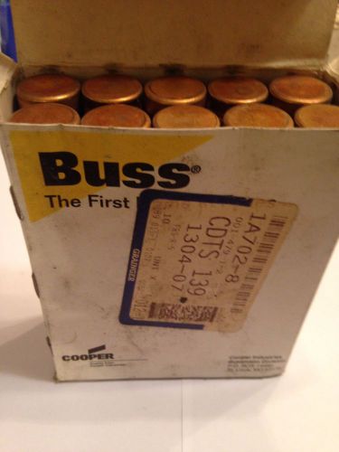 New box of 10 cooper frs r 5 amp fuses class rk5 600 volt 1a702-8 for sale