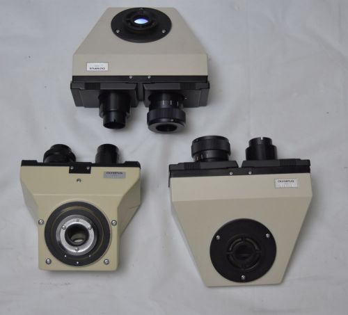 3 Olympus Binocular Microscope Heads CH2 BH CH BHTU  BH2