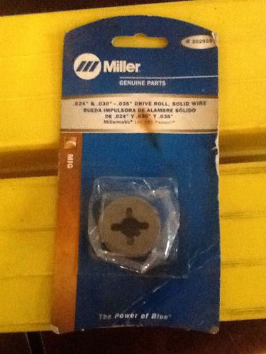 MILLER 202925 DRIVE ROLL, SOLID WIRE V GROOVE .024,.035 MILLERMATIC 140,180