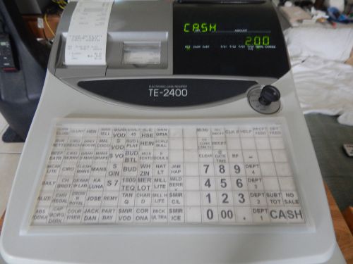 casio TE-2400 cash registrer