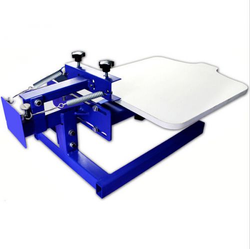 New 1 Color Simple Screen Printing Press with Removable Pallet t-shirt printer