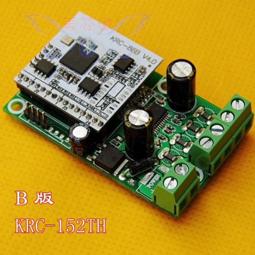 Wireless Bluetooth 4.0 stereo 15w+15w class D amplifier board module F/ 12V CAR