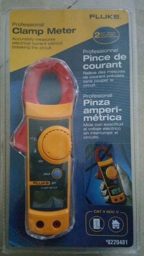 FLUKE 321 Clamp Meter Electrical Multimeter ,comes with carry case