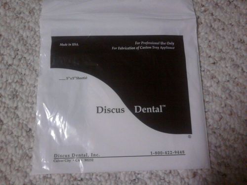 Whitening bleaching tray material sheets, Discuss Dental.