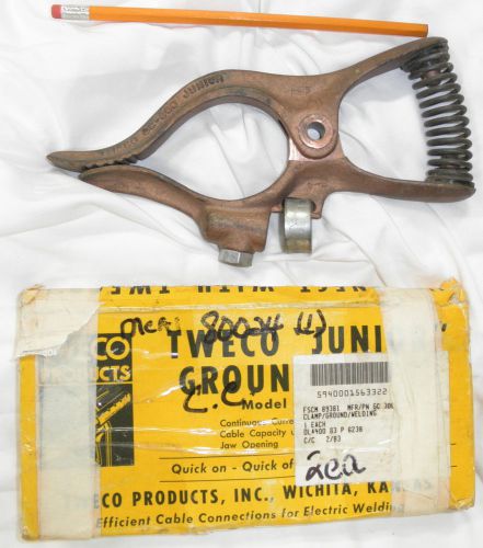 Welding ground clamp 300a tweco gc-300 junior new 5940-00-156-3322 for sale