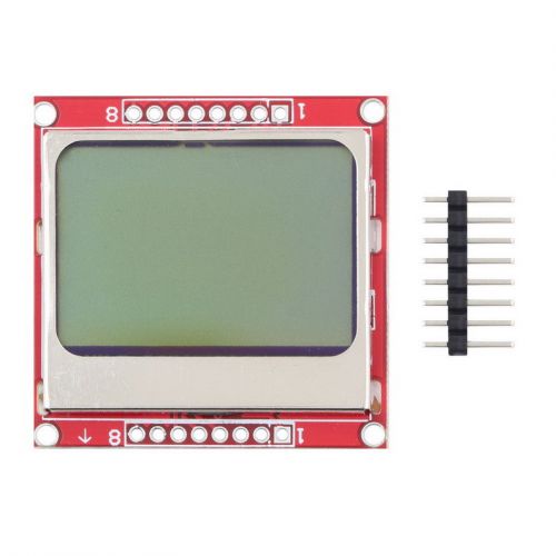 New 84*48 lcd module blue backlight adapter pcb for nokia 5110 arduino sc2 for sale