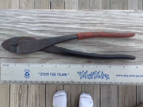 Thomas &amp; betts wt-111-m ty-rap plier sta-kon lug terminal crimper tool vintage for sale