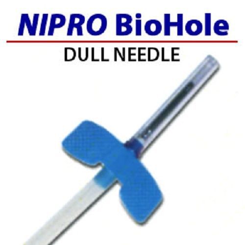 Nipro Biohole Needle Dull Fistula Needle 15G 50pcs Box Scab Remover Buttonhole