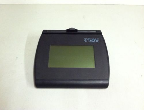 Topaz Systems Signature Pad T-LBK755-BHSB-R USB Serial No Stylus No Cables