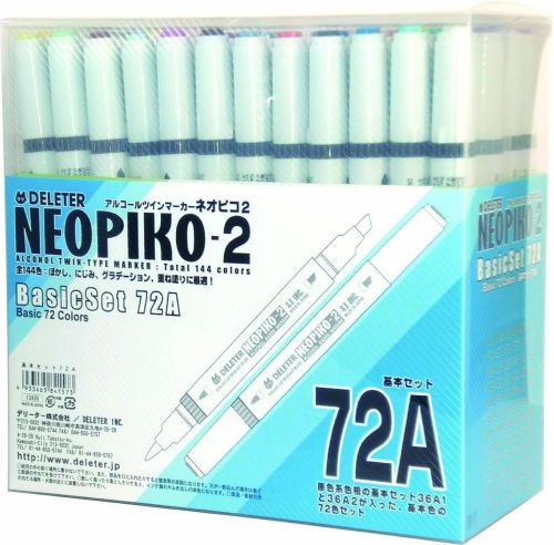 New Derita Neopiko -2 basic 72A marker Pen Set Best Deal From Japan G333
