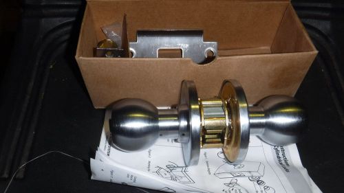 Stanley best 8k knob lock entrance satin chrome 8k37ab4as3626 new for sale
