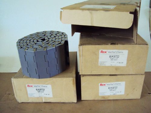 Rex 81416722 mat top chain 10 ft (lot of 4) hp5705-4.5 mtw (new) for sale