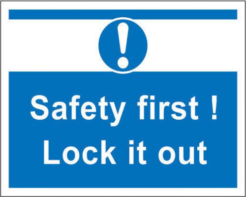 Safety First Lockout Labels (Set of 10 pcs)