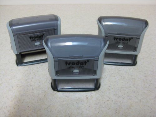Trodat Printy Self-Inking Stamps 2 #4915 - 1 #4925  Cases Only
