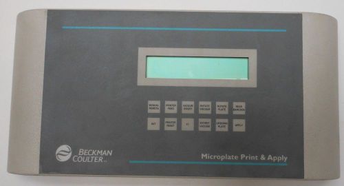 Beckman Coulter Microplate Print &amp; Apply Display Control Unit For 041-00-00168