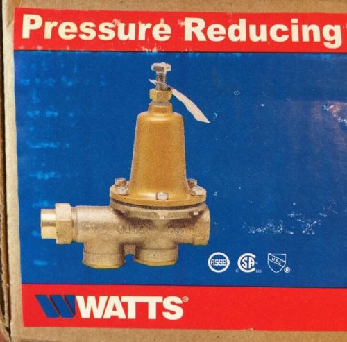 WATTS LF25AUB-Z3 Water Pressure Reducing Valve, 25 - 75 psi,  3/4 inch