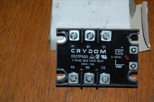 Crydom D53TP50D 3 phase solid state relay NEW IN BOX