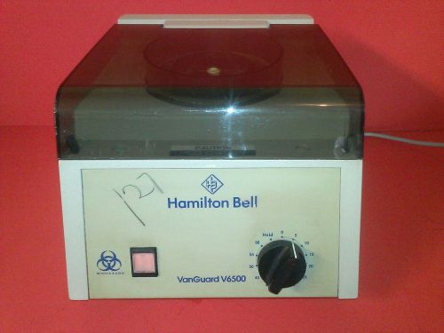 Hamilton Bell vanguard centrifuge v6500 With Rotor and Tubes Look