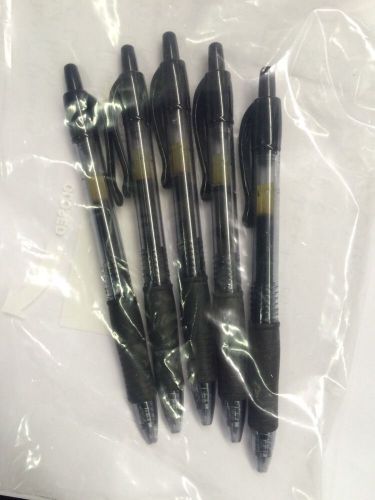 5 PILOT G2 Gel Pens BLACK INK