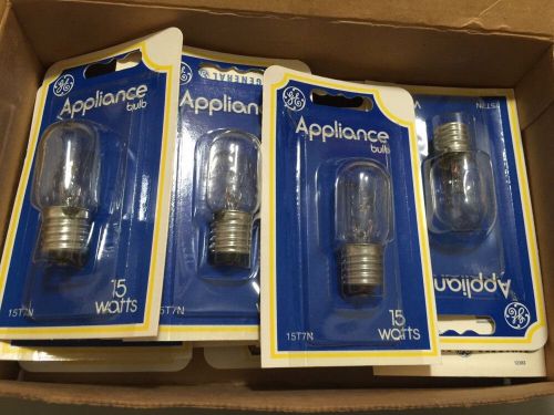 Lot Of 12 GE General Electric 115-125V 15W Appliance Light Bulb Lamp