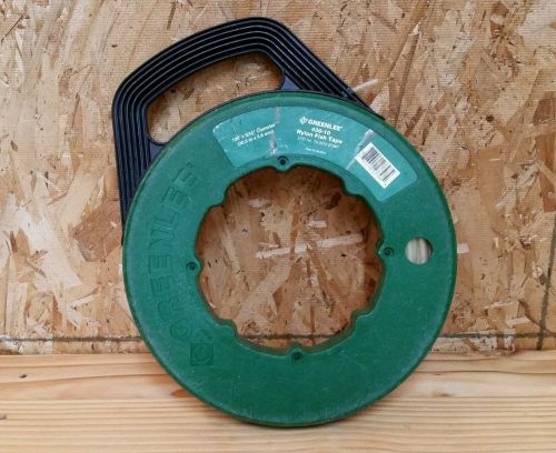 Greenlee 436-10 100 Foot Nylon Non Conductive Wire Pulling Conduit Fish Tape