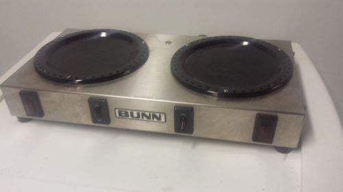 BUNN DUAL BURNER  COFFEE WARMER WX2 USED