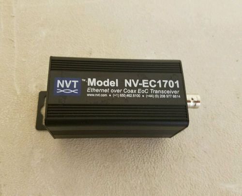 NVT VIDEO NV-EC1701 Ethernet over Coax EoC Transceiver