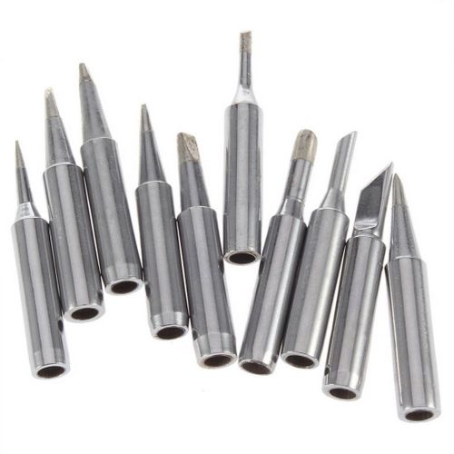 10 pcs solder iron tip 900m-t for hakko soldering rework station tool silver dp for sale