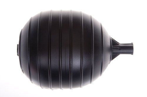 Kerick valve pf45 polyethylene oval float ball, 4&#034; diameter, 5&#034; length, 1/4&#034; for sale