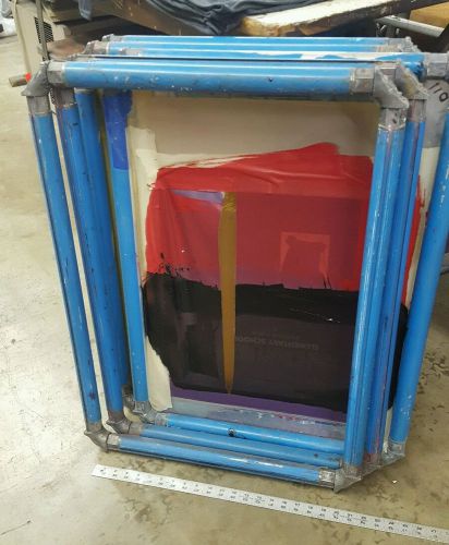 5 - newman roller screen printing frames 28x20id for sale