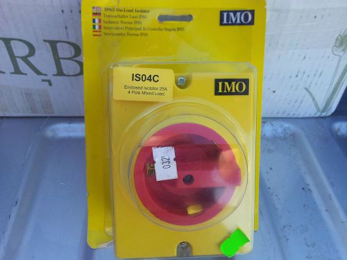 IMO Precision Controls IS04C PE69-4025 IMOPC 4Pole 25AMP IP65 Isolator