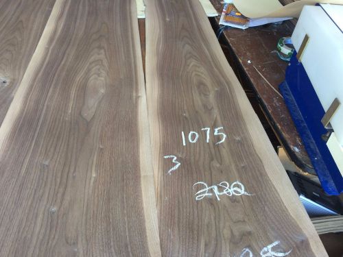 Wood  Walnut  Figure Veneer 120x9,12,14 total 3 pcs RAW VENEER1/46 N1075.