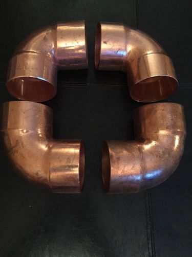 Copper Elbow Lot Of 4 PC ,3&#034; Size