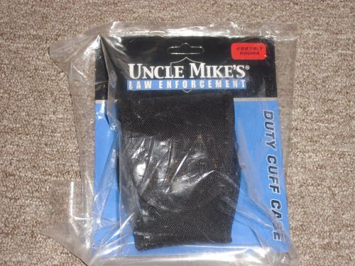 Uncle Mike&#039;S Black Kodra Duty Nylon Web Double Duty Cuff Case - High Quality