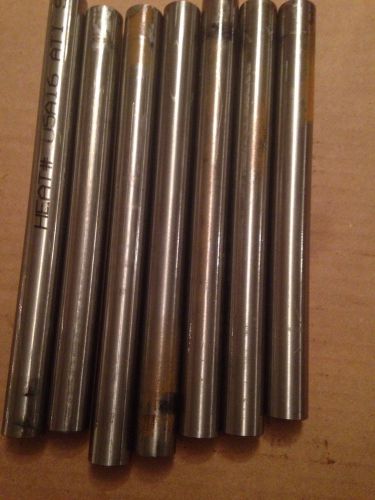 13/16 dia titanium 6al-4v round bar 8-1/2-&#034; long ti gr.5 rod grade 5 stock 7 pcs for sale